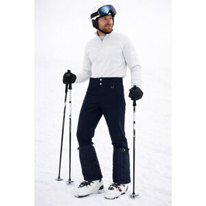 Obermeyer Mens Ski Pants 34 Blue Wool Blend Insulated Ski Snowboard Outdoor